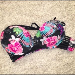 FLOWER BIKINI TOP